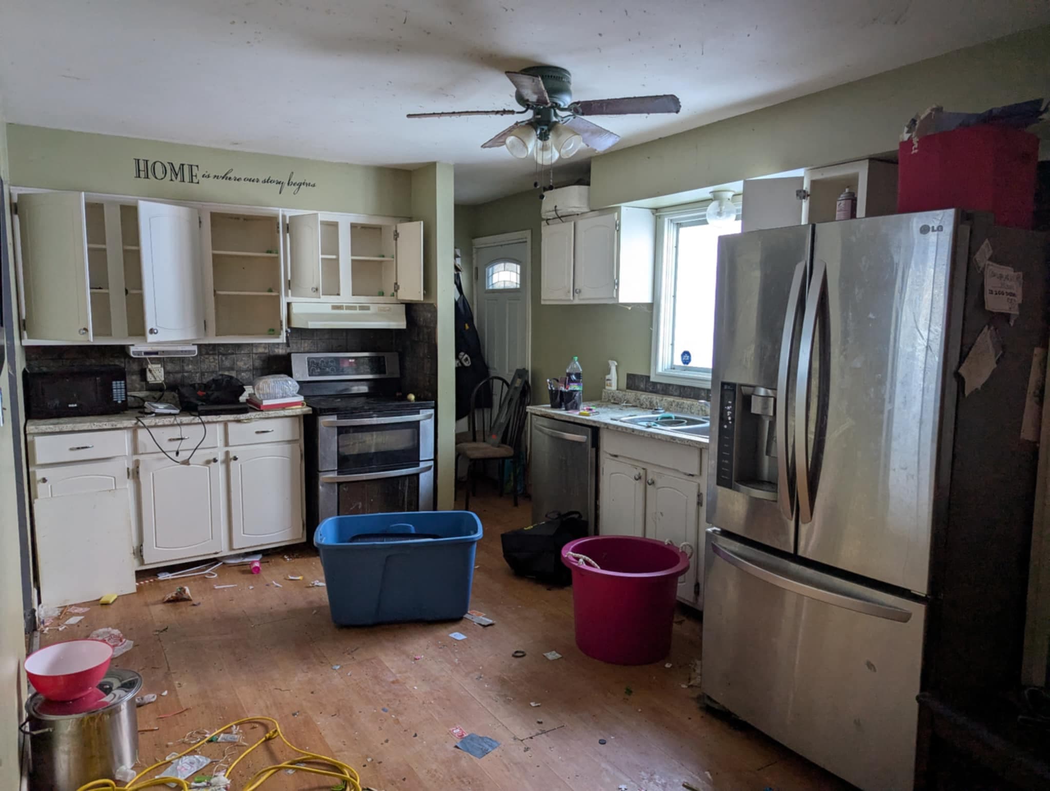 Cash purchase of a single-family home in Iowa.